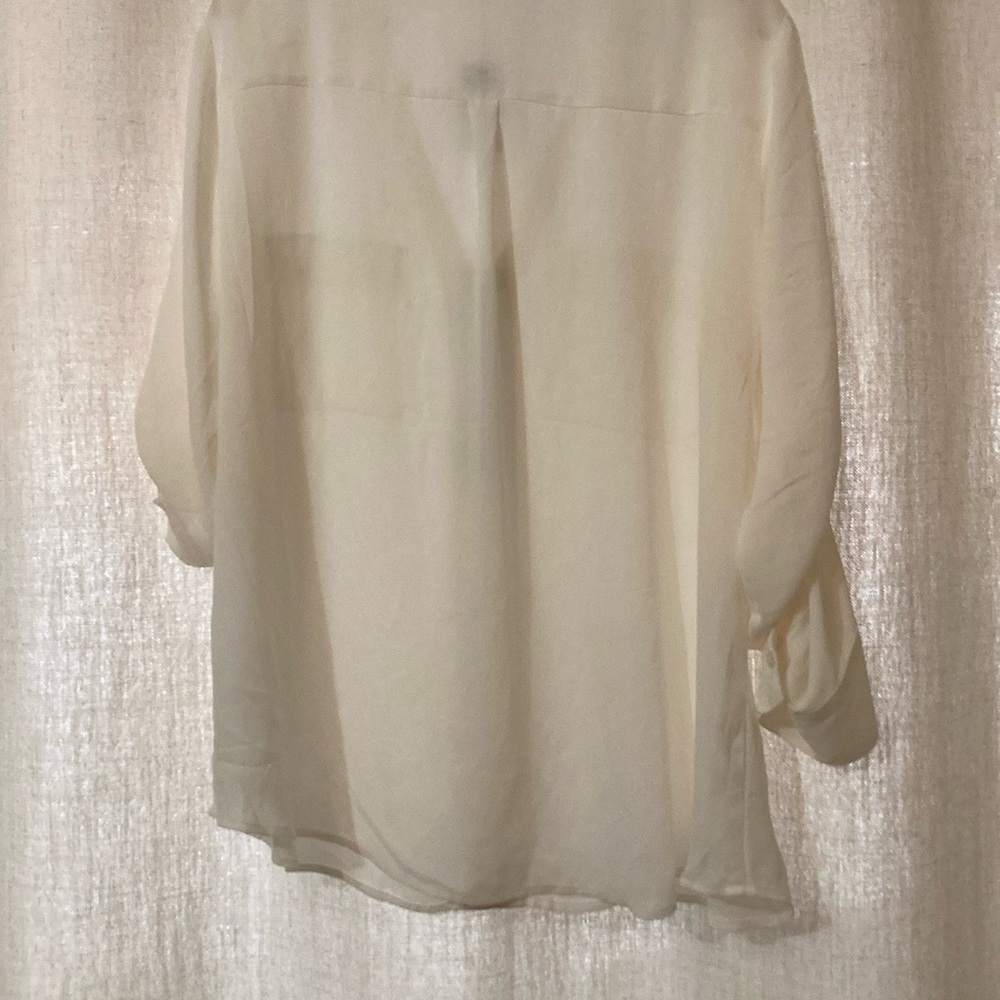 Elegant Cream Women's Blouse